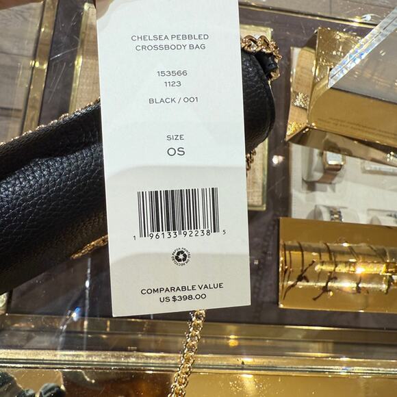 Tory Burch Chelsea Pebbled Leather Crossbody 153566 - Picture 5 of 7